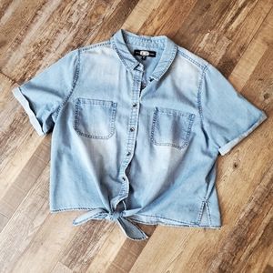Rewash lightweight denim shirt